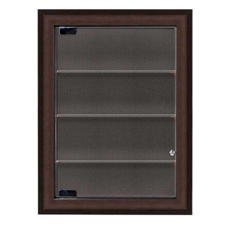 United Visual Products Outdoor Enclosed Combo Board, 42"x32", Wht Frame/Wht Porc & Blue Spruce UVCB4232ODW-WHTPORC-BLSPRU